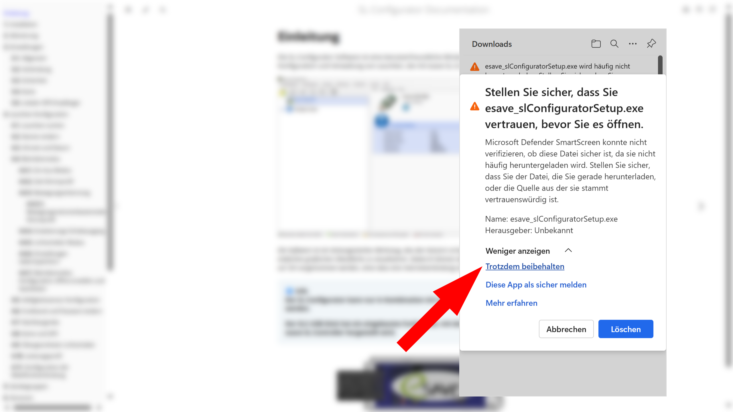 Download und Ausführen der Setup-Datei unter Windows 11